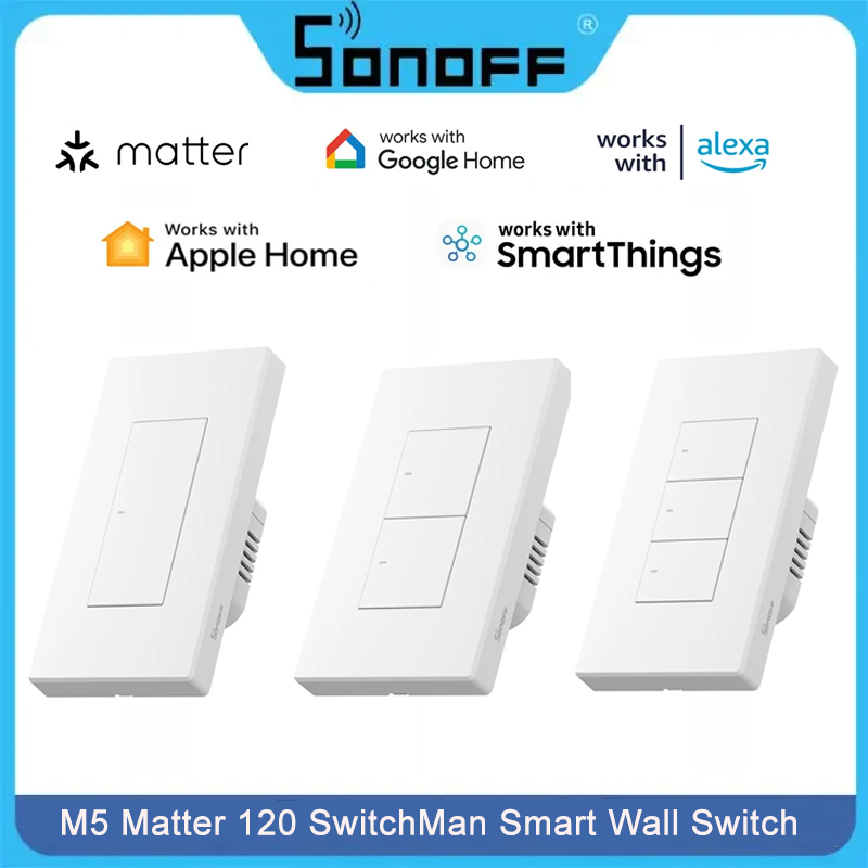 Sonoff - SONOFF M5 Matter interruptor de pared