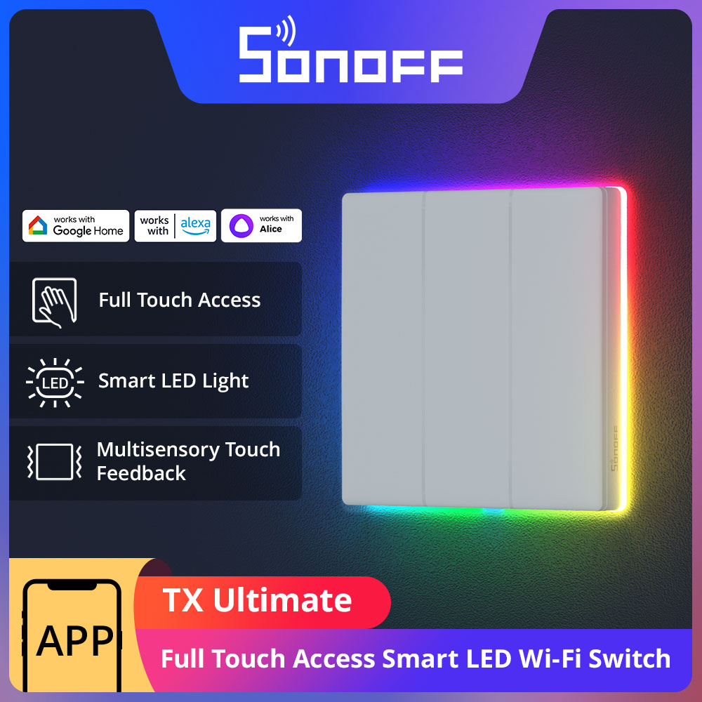 SONOFF TX-interruptor de pared - Sonoff reseña y precio