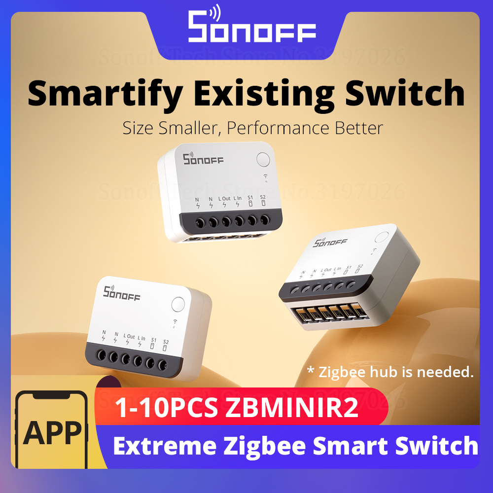 Interruptor Inteligente Zigbee - Sonoff Mini R4 reseña y precio