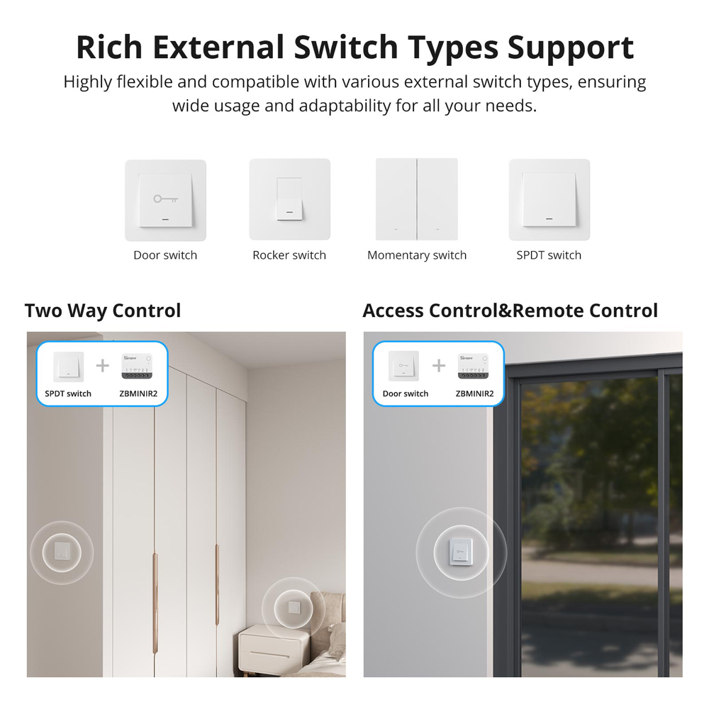 Interruptor Inteligente Zigbee - Sonoff Mini R4 reseña y precio