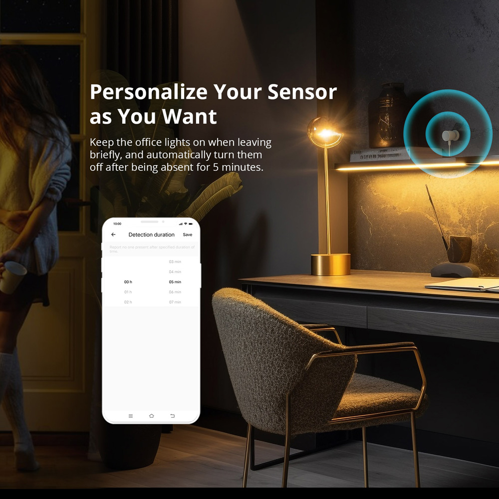 SONOFF SNZB-06P Zigbee Sensor  - Sonoff Mini R4 reseña y precio