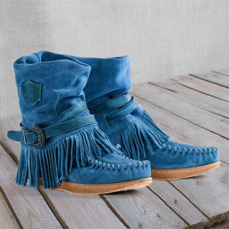 Botas Retro con borlas para mu - Tasmota reseña y precio