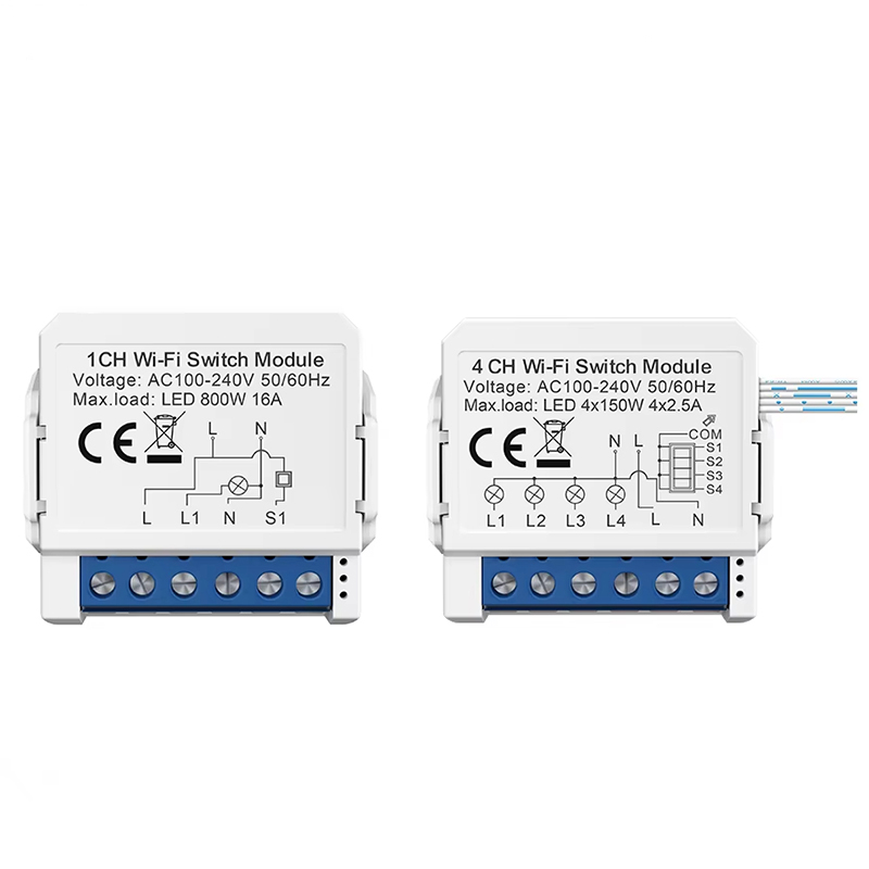 Módulo de interruptor intelige - Tuya 4 Channel reseña y precio